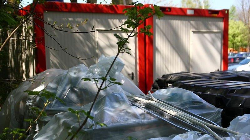 Container für die Bettler
