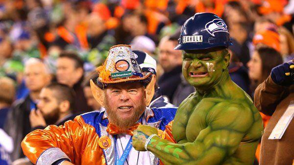 GEPA-02021422034 - EAST RUTHERFORD,NEW JERSEY,USA,02.FEB.14 - SPORT DIVERS, AMERICAN FOOTBALL - NFL, National Football League, Super Bowl XLVIII, Denver Broncos vs Seattle Seahawks. Bild zeigt Fans.
Foto: GEPA pictures/ USA TODAY Sports Images/ Ed Mulholland - Achtung - Nutzungsrechte nur fuer oesterreichische Kunden - Nutzungsrechte nur fuer redaktionelle Nutzung - ATTENTION - COPYRIGHT FOR AUSTRIAN CLIENTS ONLY - FOR EDITORIAL USE ONLY