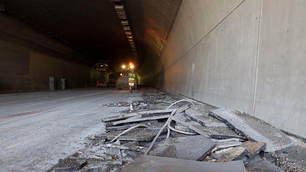 Lieferinger Tunnel: Sanierung der zweiten Röhre begonnen
