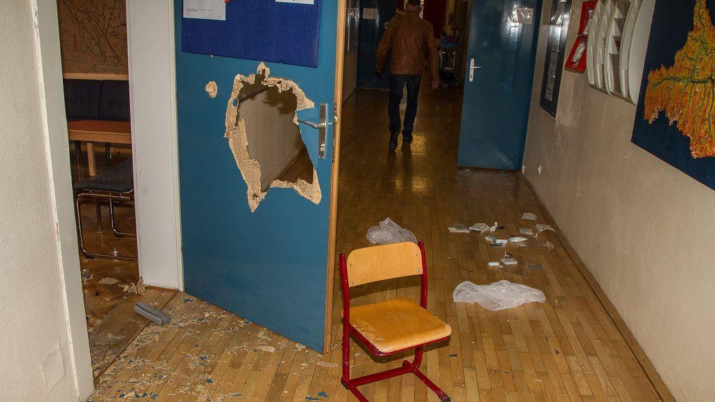 Volksschule Gnigl verwüstet