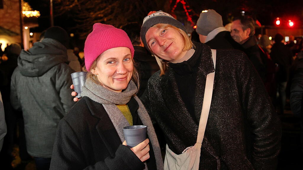 Anifer Krampuslauf am Dorfplatz