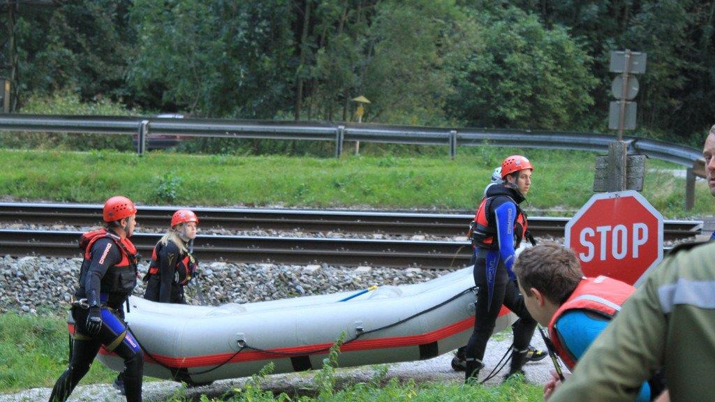 Großaufgebot der Einsatzkräfte