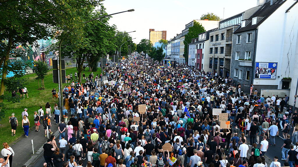 Demo gegen AfD in Essen