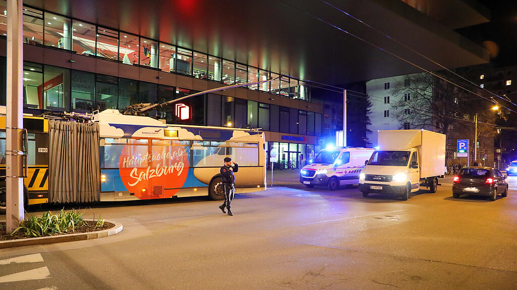 O-Bus vs Fußgänger Lehen