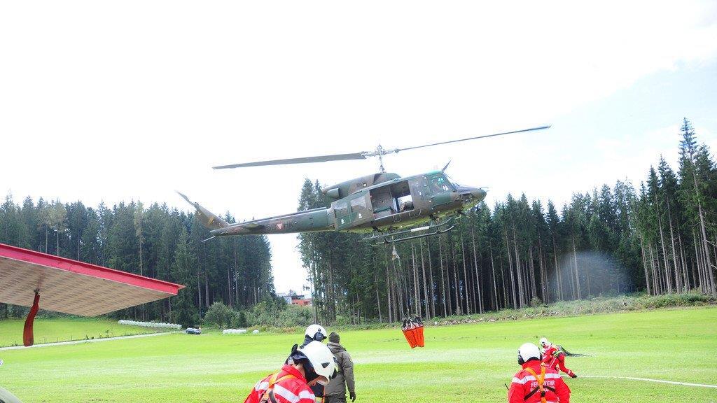 Waldbrand in Werfenweng
