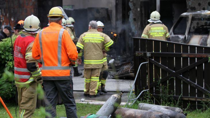 Haus in Neumarkt in Flammen II