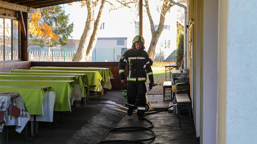 Küchenbrand im Vereinshaus des Polizeihundesportverein