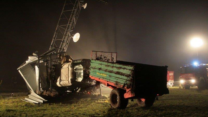 Crash mit Traktor