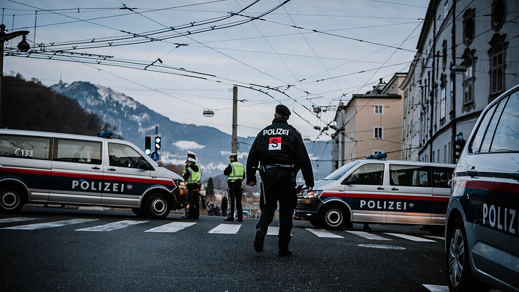 Fanmarsch in Salzburg