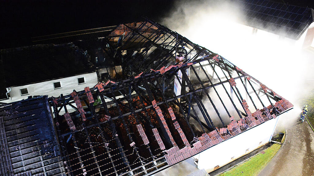 Brand Bauernhof Sonnberg im Mühlkreis