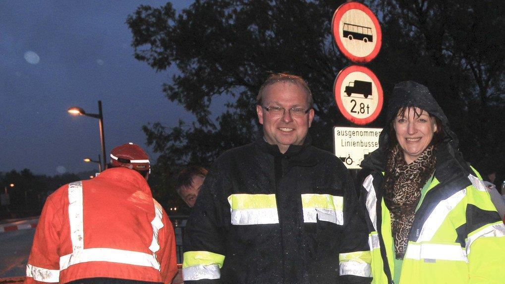 Innbrücke in Braunau gesperrt