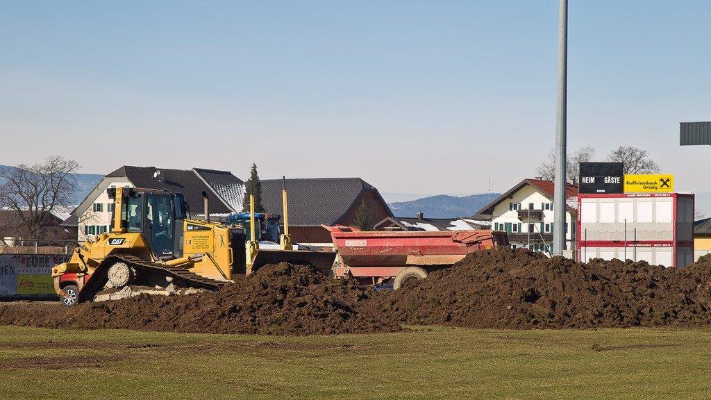 SV Grödig: Rasenheizung wird im DAS.GOLDBERG Stadion eingebaut