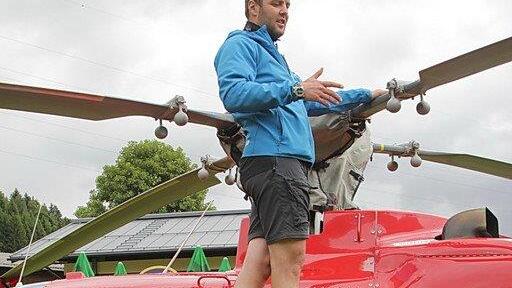 Hubschrauber im Einsatz