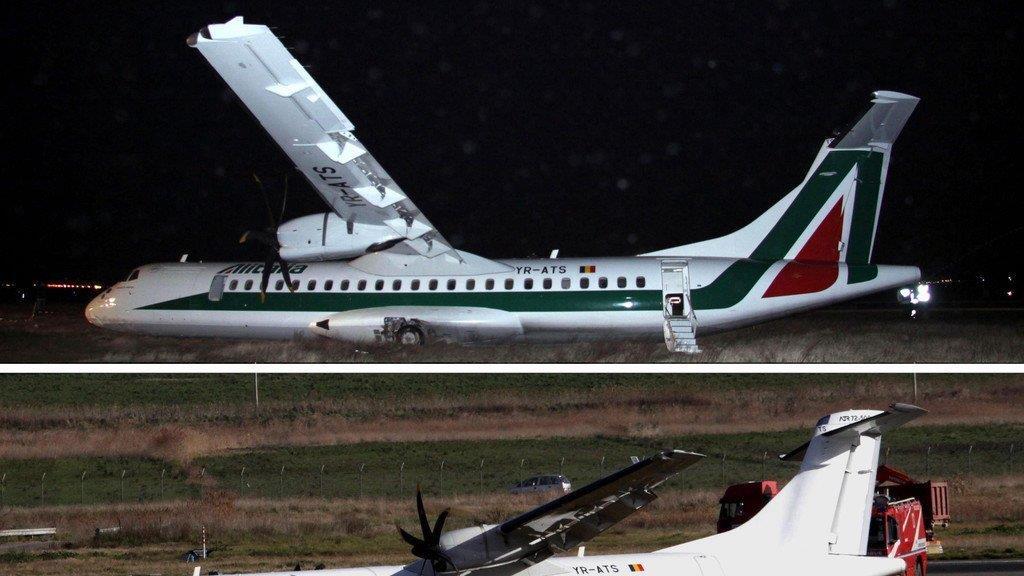 Carpatair-Bruchlandung in Rom