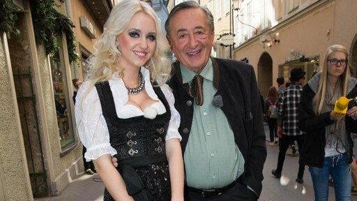 Lugner und Spatzi in Salzburg
