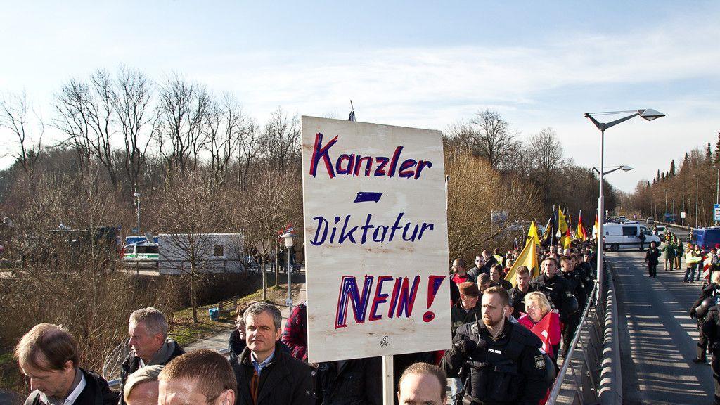 Demo von "Wir sind Grenze"