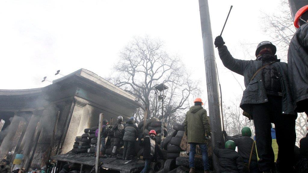 Machtkampf in der Ukraine: Proteste in Kiew