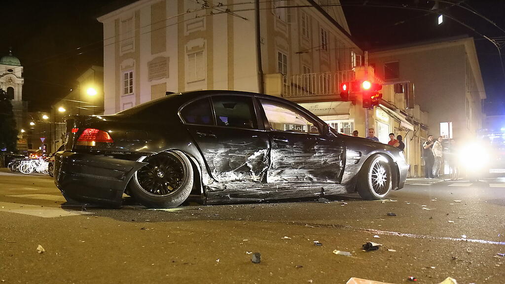 Unfall Schwarzstraße