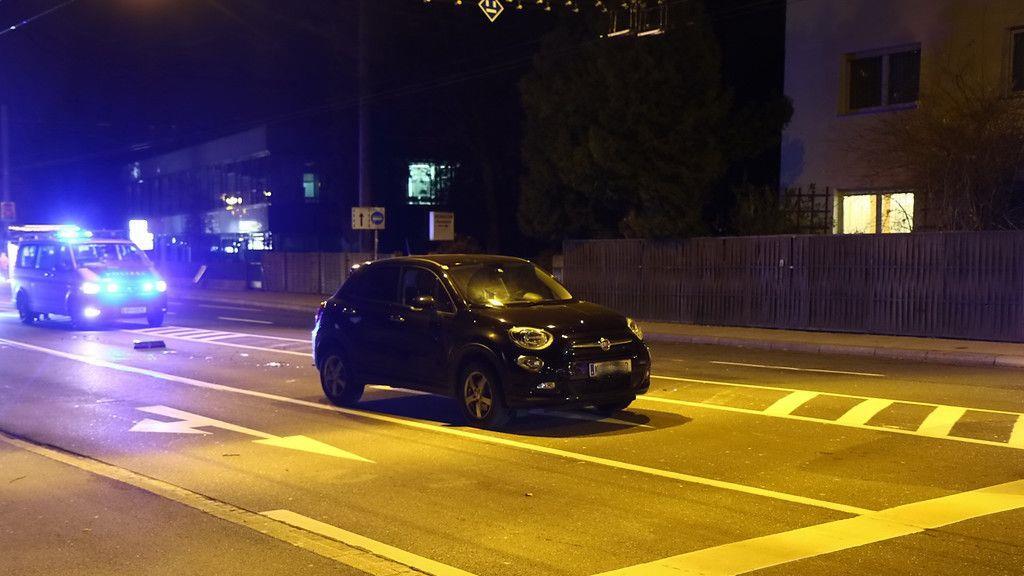 Auffahrunfall Hellbrunner Straße 27.11.