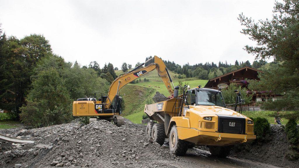 Schwere Unwetter: Aufräumarbeiten im Glemmtal II