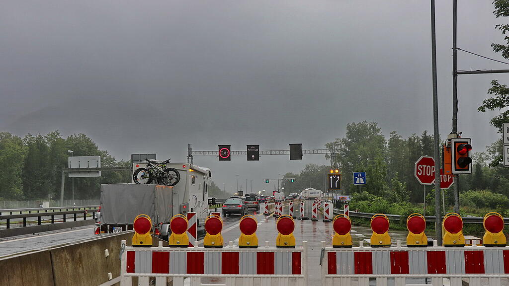 Dritte Spur Grenzübergang Walserberg