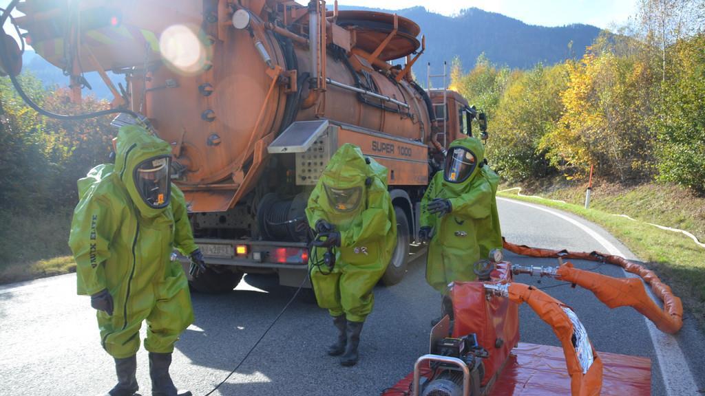 Gefahrgutübung auf der Tauernautobahn II