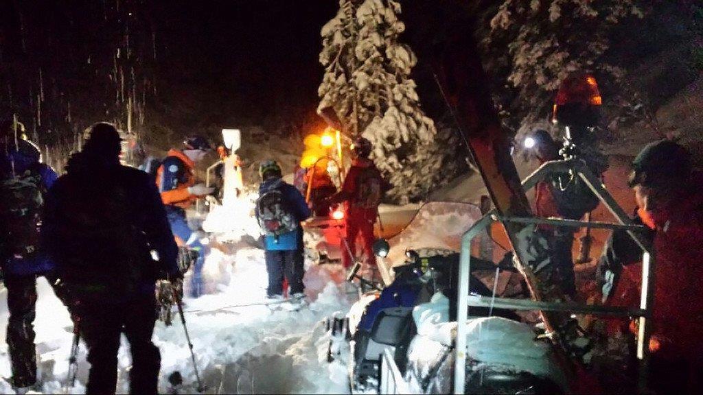 Suchaktion im "Wastlgraben" in Flachau