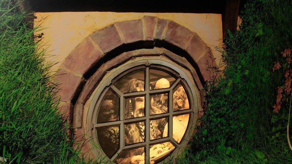 Das Flugzeug zum Hobbit-Film