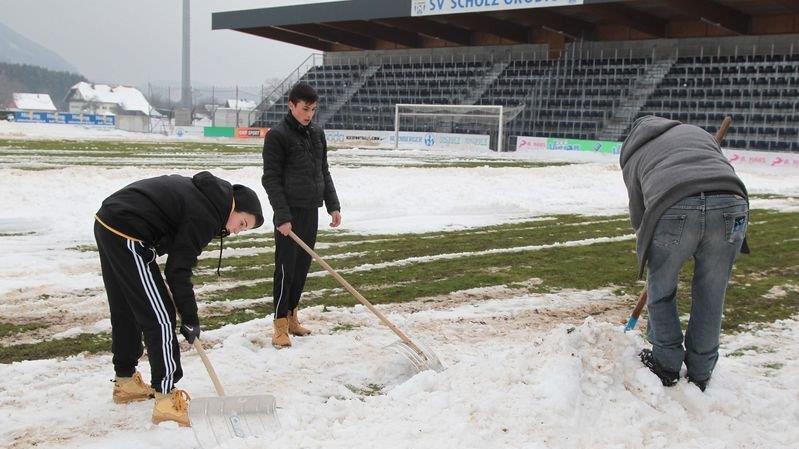 Grödig schaufelt sich frei