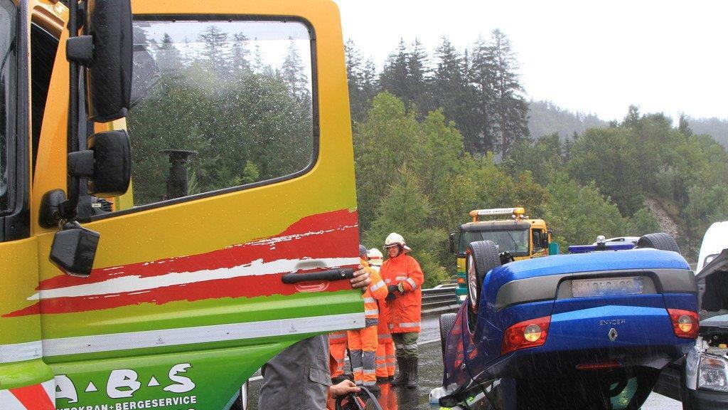 Crash auf der A10