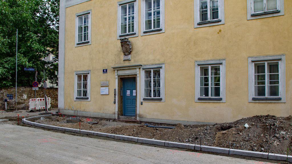 Baustelle an der Alten Grazer Bundesstraße