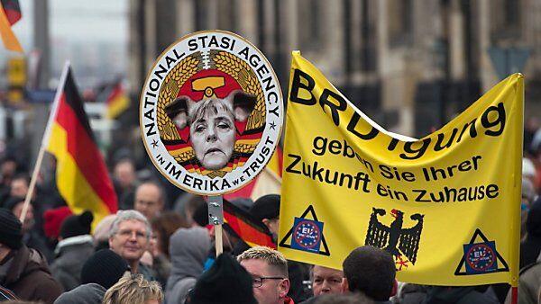 Österreicher nahmen an Pegida-Demonstration teil
