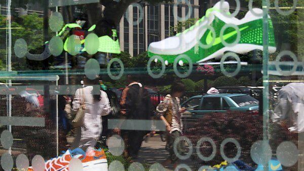 Bei den Schuhen hat Nike die Nase klar vorn