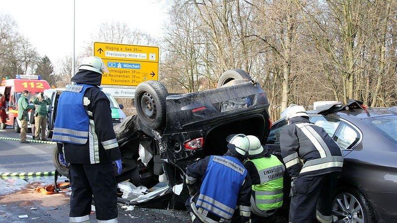 Schwerer Crash in Freilassing