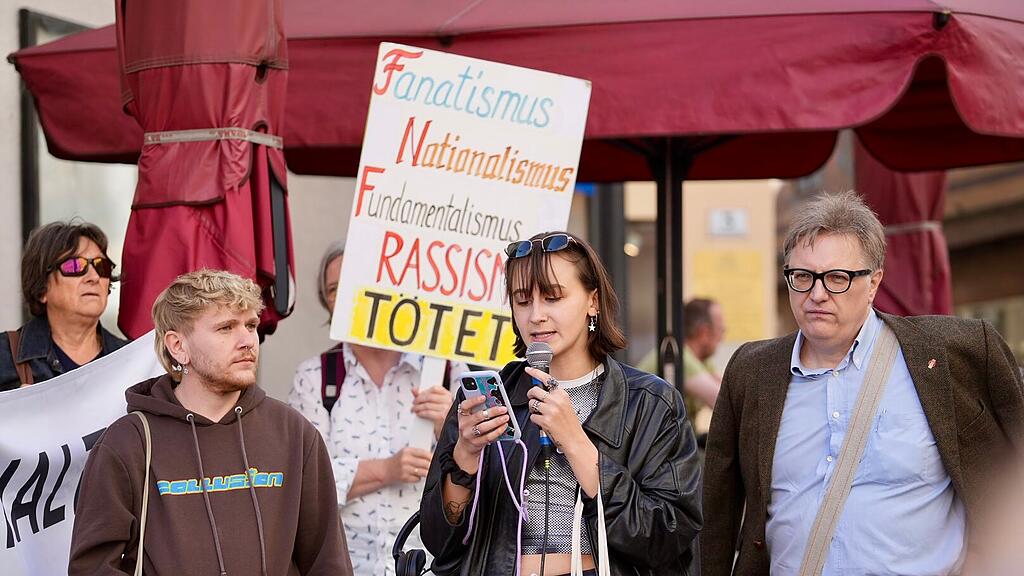 "Demo gegen rechts" in Salzburg
