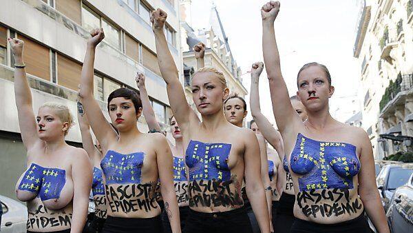 Femen selbst bei Feministinnen umstritten