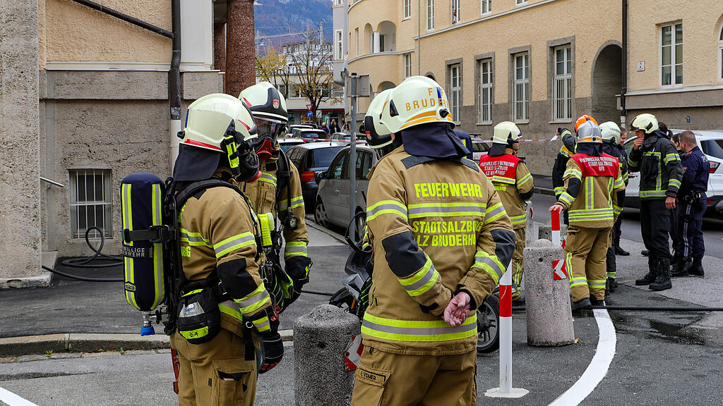 Zimmerbrand in Salzburger Plainstraße