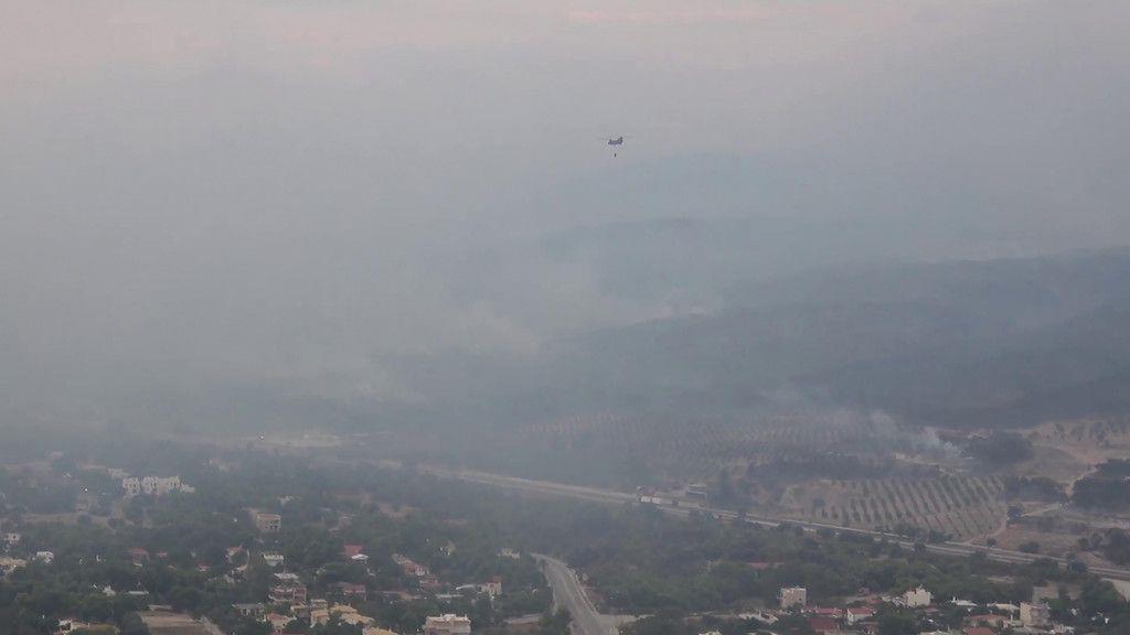 Waldbrand in Athen: Tag 2