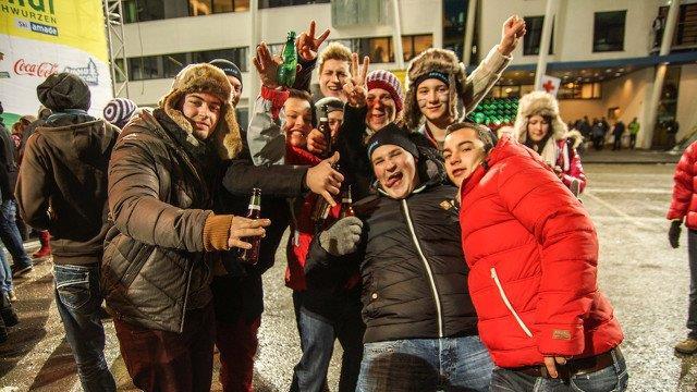Party beim Snow Break