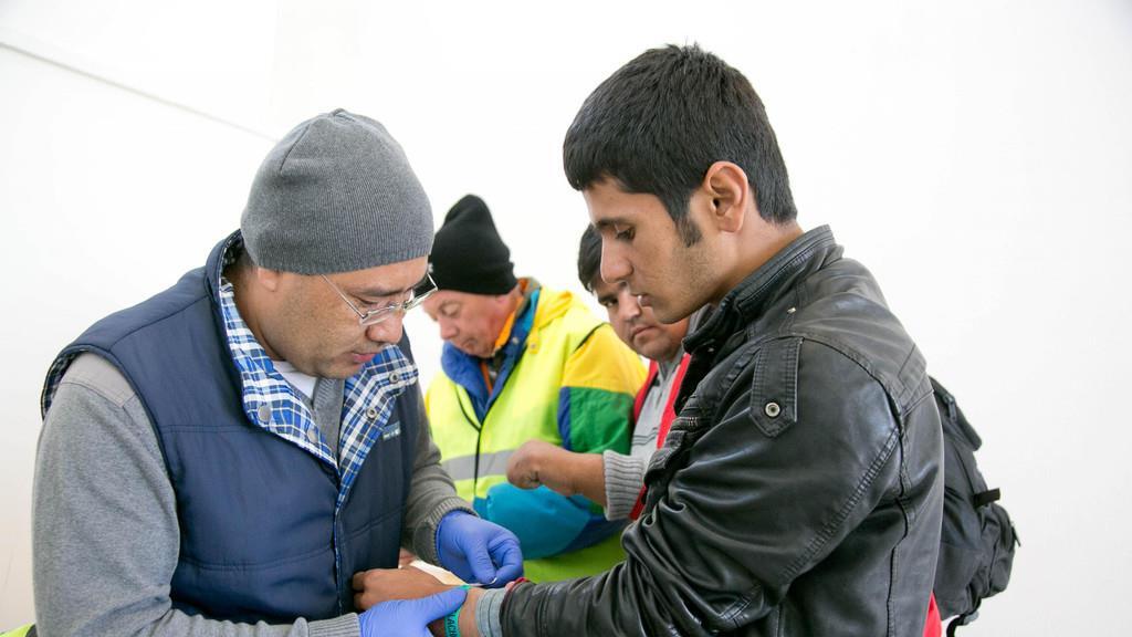 Flüchtlinge am Donnerstag in Salzburg