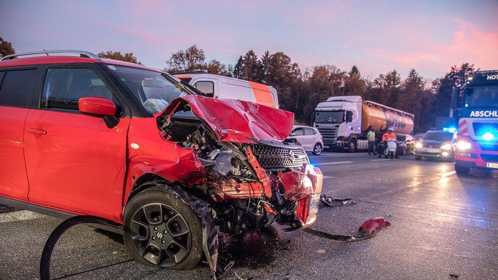 Auffahrunfall auf der A1