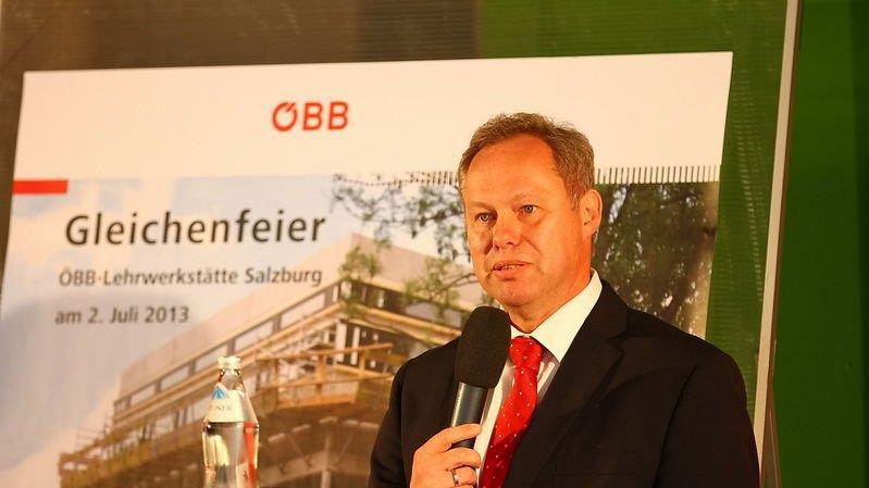 Gleichenfeier der ÖBB-Lehrwerkstätte, I