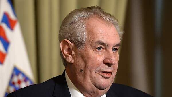 Milos Zeman traute seinen Augen nicht