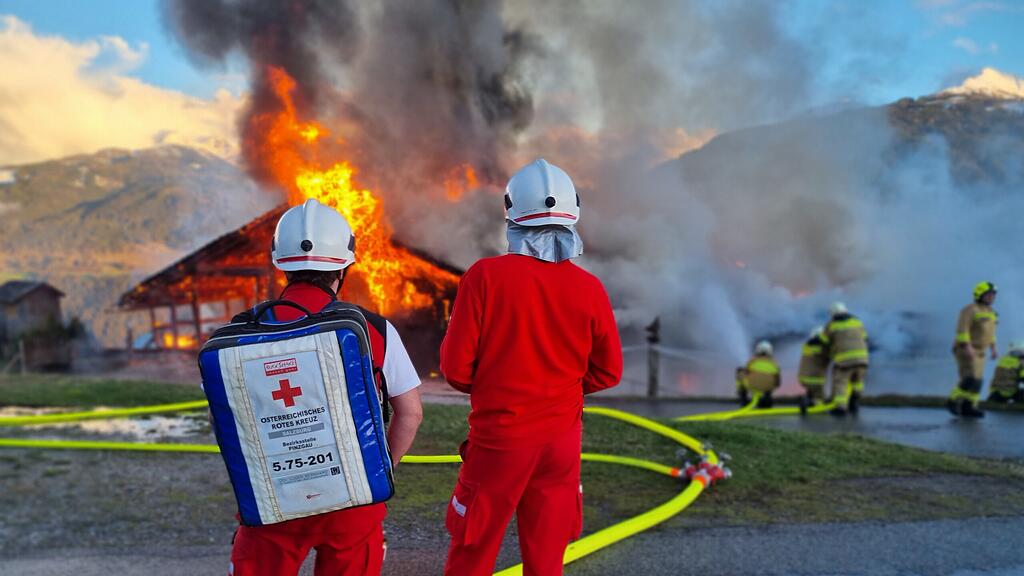 Bauernhof-Gro\u00dfbrand in Taxenbach