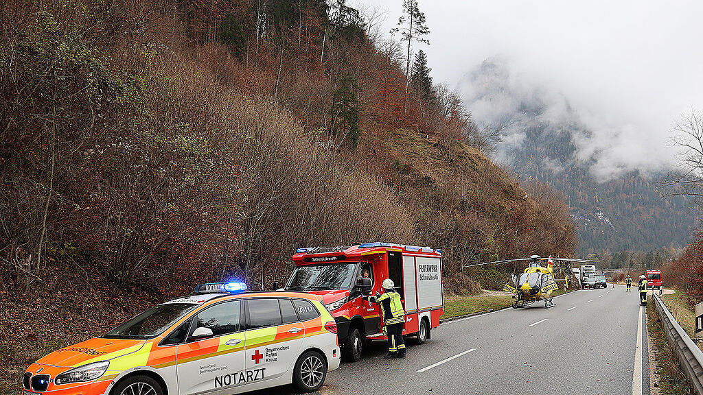 Schwerer Crash auf B21