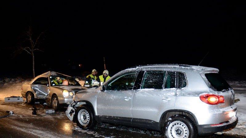 Crash auf der B20