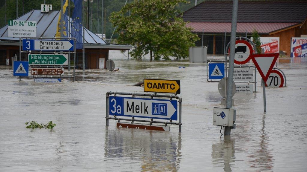 Hochwasser in NÖ: Emmersdorf und Melk