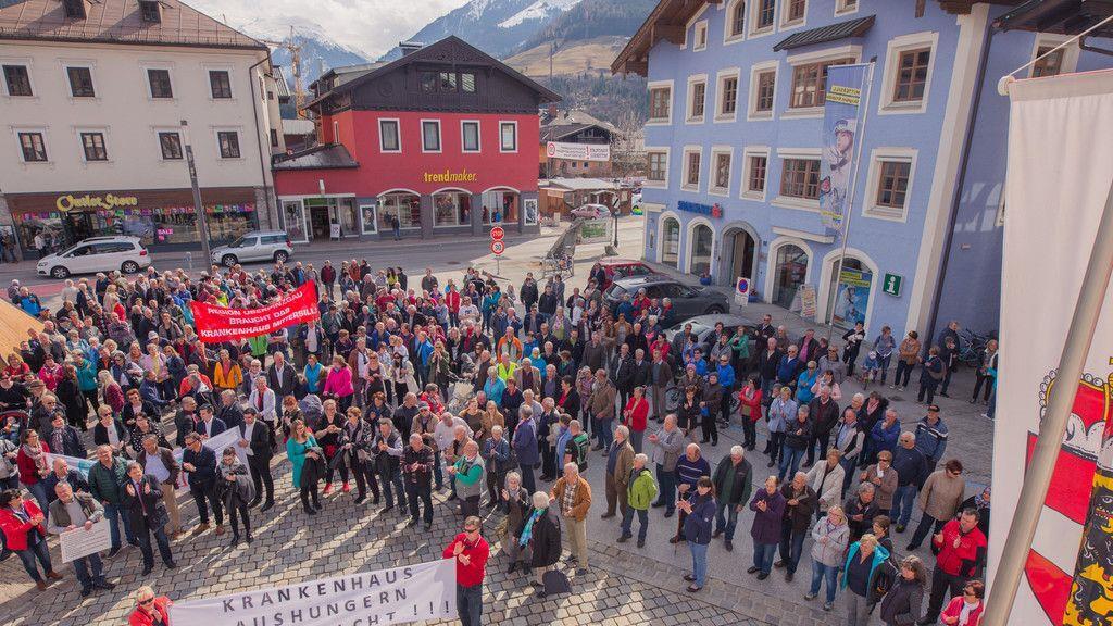 Demo für Krankenhaus in Mittersill
