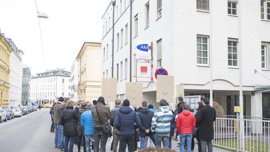 Demonstration der SPÖ