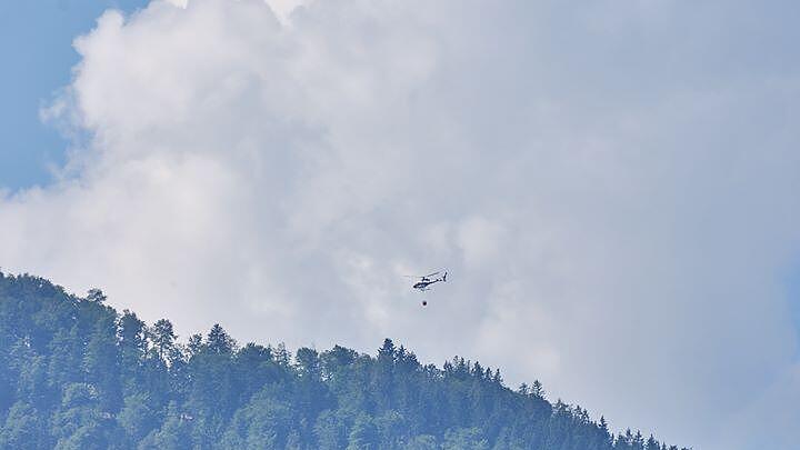 Waldbrand Scheffau
